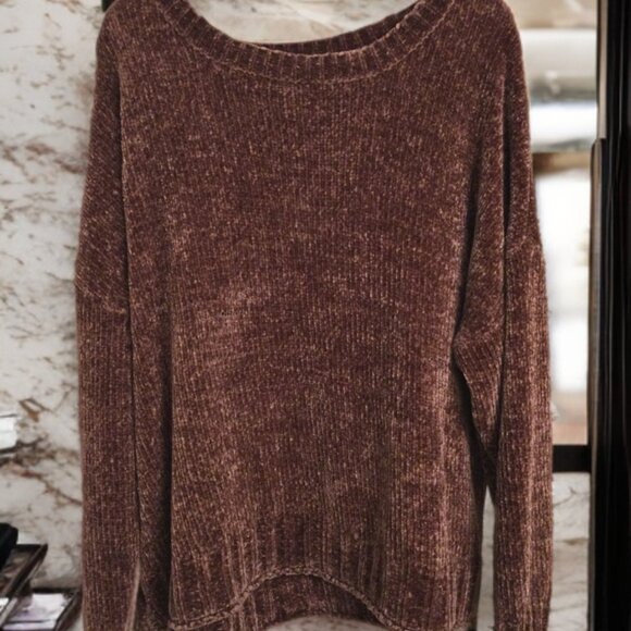 7 For All Mankind Sweater Maroon - Picture 1 of 2